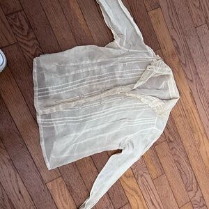 Antique Cream linen shirt